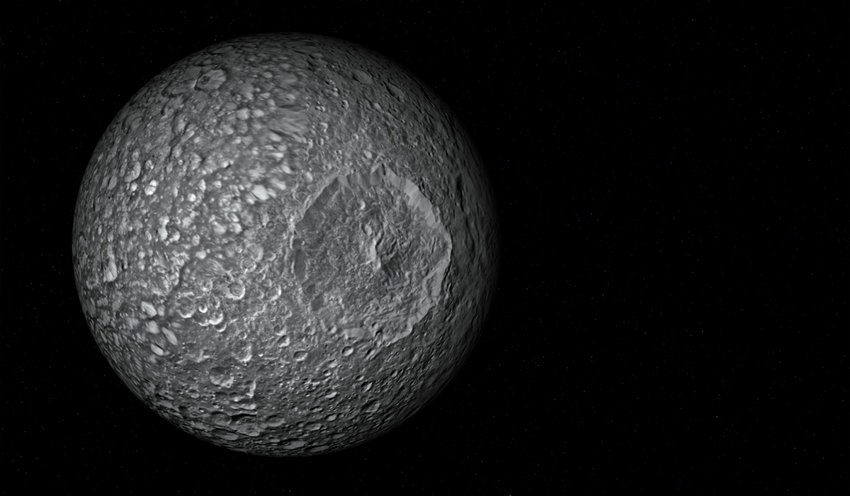 Debajo de su apariencia inerte, Mimas esconde un océano notablemente joven. 