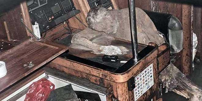El náufrago alemán que fue hallado momificado, junto a la radio de su embarcación -0