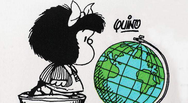 Nace "Mafalda", personaje de historieta creado por Quino-0